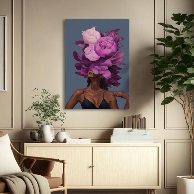 Canvas print Inner Beauty, purple blossom