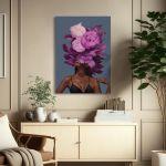 Canvas print Inner Beauty, purple blossom