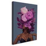 Canvas print Inner Beauty, purple blossom