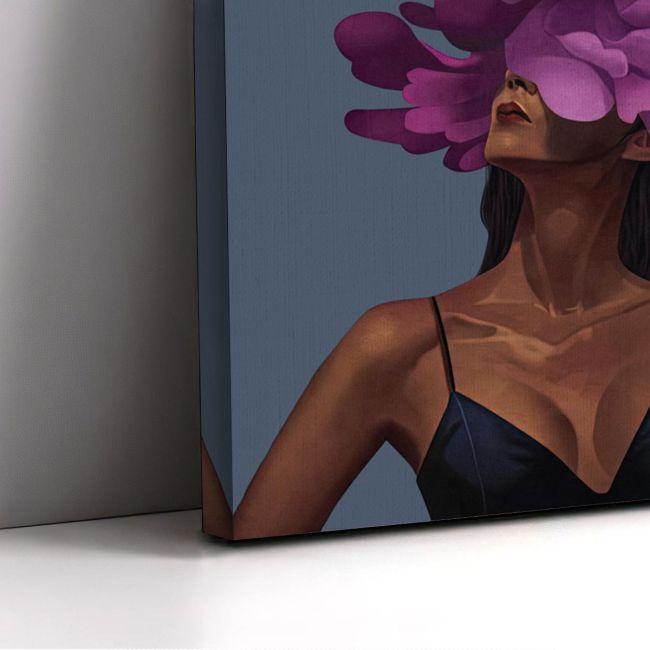 Πίνακας σε καμβά Inner Beauty, purple blossom