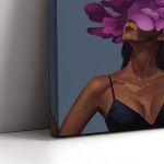 Canvas print Inner Beauty, purple blossom