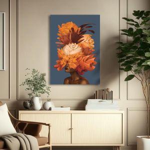 Πίνακας σε καμβά Inner Beauty orange blossom Όψη 1 2