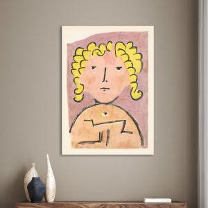 Canvas print Head of a child, Klee P.