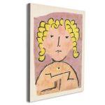 Canvas print Head of a child, Klee P.