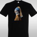 T- Shirt Parrot with golden earring