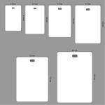 Cardboard Labels, personalized vertical