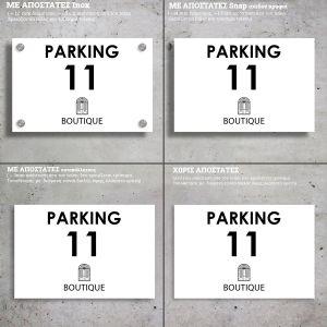 Plexiglass Sign,Parking personalized logo