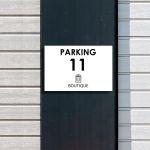 Plexiglass Sign,Parking personalized logo