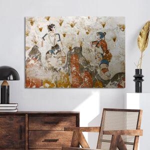 Canvas print Saffron gatherers (detail)