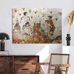 Canvas print Saffron gatherers (detail)