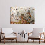 Canvas print Saffron gatherers (detail)