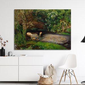 Canvas print Ophelia, Millais J. E.