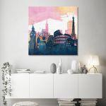 Canvas printWatercolor monuments II