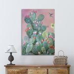 Canvas print A cacti complex III, vertical