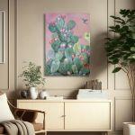 Canvas print A cacti complex III, vertical
