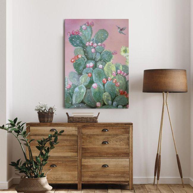 Πίνακας σε καμβά A cacti complex III, κάθετο