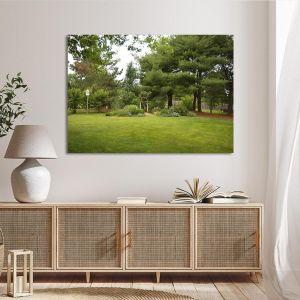 Canvas print Backyard garden Framed canvas View 1 2