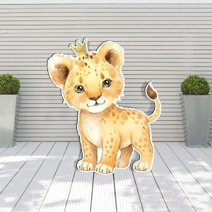 Wooden figure printed lion king 2 2