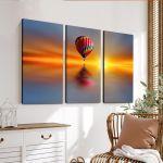 Canvas print Night ride, 3 panels