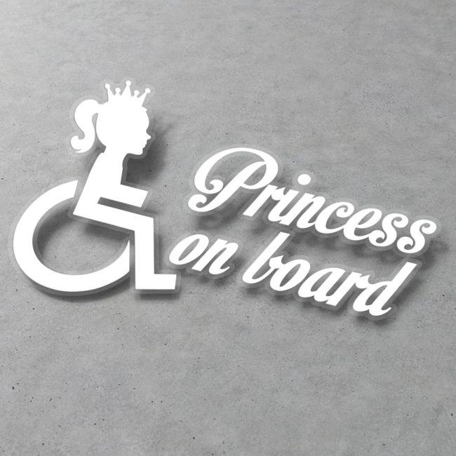 Car sticker Disabled child on board