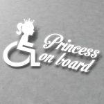 Car sticker Disabled child on board