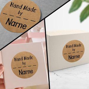 Sticker label Hand made personalized