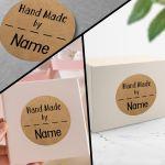 Sticker label Hand made personalized