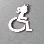 Car sticker Princess on chair on board