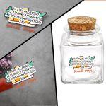 Transparent Sticker label silhouette Your design