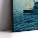 Canvas print The Naval Battle of Elli, Chatzis