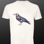 T- Shirt Day of the Dead, Raven