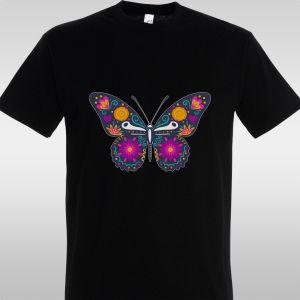 T- Shirt Day of the Dead, Butterfly