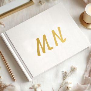 Wedding couple initial's gold vinyl 2