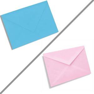 Colored mail envelope
