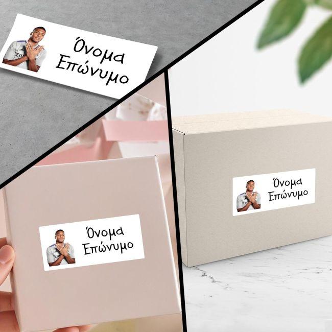 School Stickers labels, Mbappe