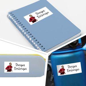 School Stickers labels, Van Dyke