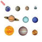 Kids wall stickers Planets ΙΙ