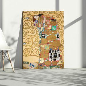 Canvas print Embrace, Klimt Gustav