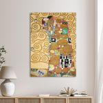 Canvas print Embrace, Klimt Gustav