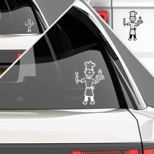 Car sticker Family dad cook