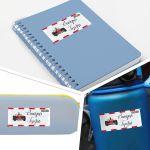 School Stickers labels F1