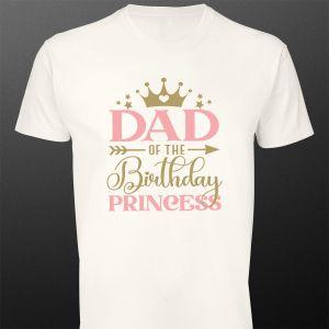 Μπλουζάκι Dad of the birthday princess
