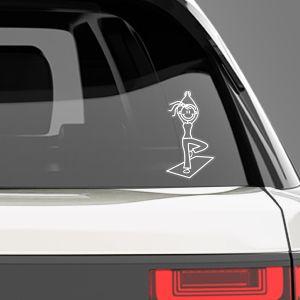 Car sticker Family mum gardener 2