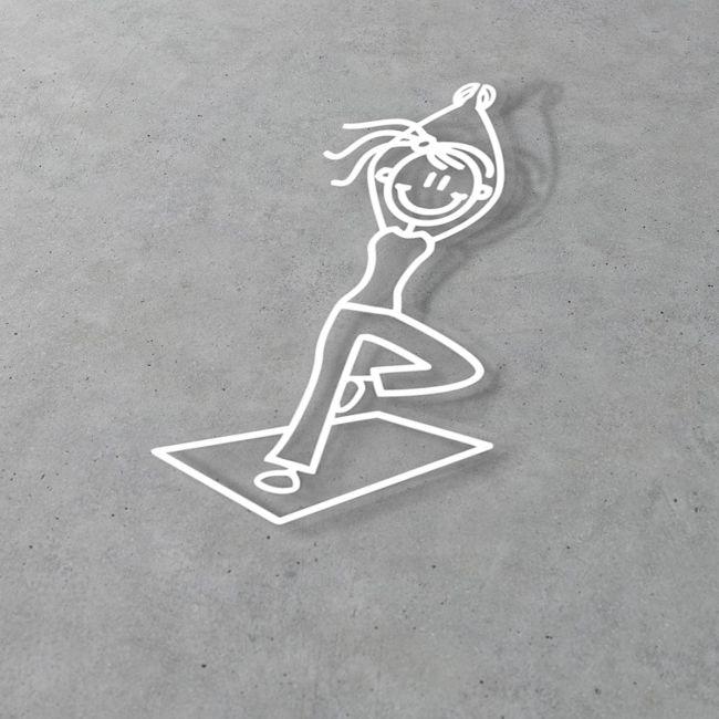 Αυτοκόλλητο αυτοκινήτου οικογένεια, Μαμά γιόγκι