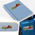 School Stickers labels Lamborghini red