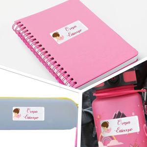 School Stickers labels, Little cute ballarina 2