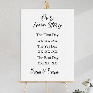 Canvas print Our love story 2