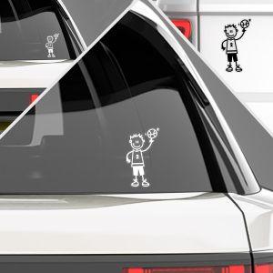 Car sticker Family Boy basketball player