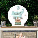 Wooden printed sign, Journey, world travel