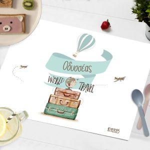 Placemat, Journey, world travel